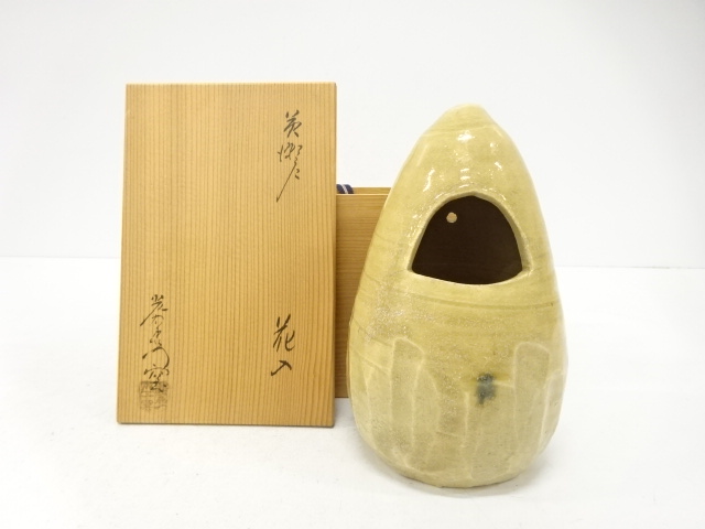 JAPANESE TEA CEREMONY / HANAIRE FLOWER VASE / KIZETO